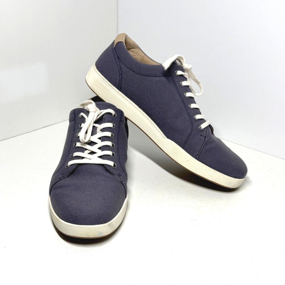 ABEO Encore Lace Navy Blue Textile Sneakers Womens 10 Neutral Low Top Shoes